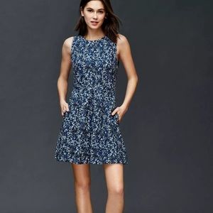 Gap Linen-cotton Fit & Flare Dress, 02/Small